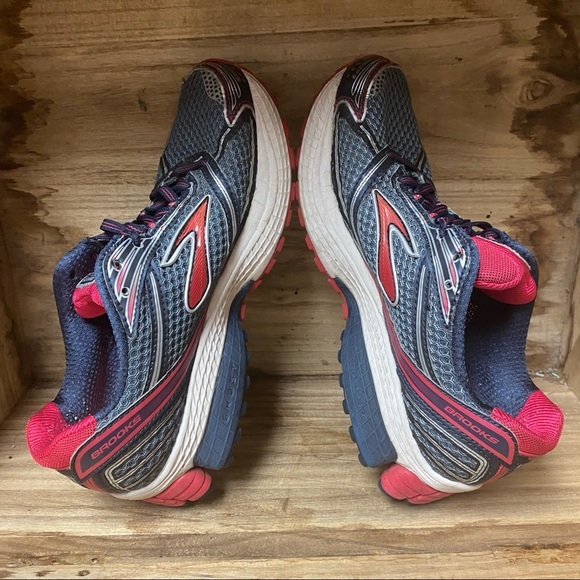 Brooks ghost 6 grey red running sneakers shoes - Picture 6 of 8